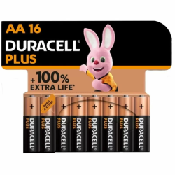 Imagen de DURACELL PLUS POWER 100 PILA ALCALINA AA LR6 BLISTER*16