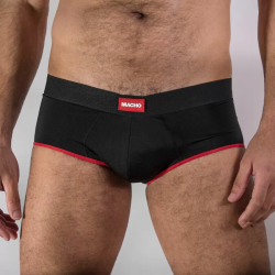 Imagen de MACHO - MS24R CALZONCILLO BRIEF DARK ROJO XL