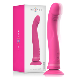 Imagen de INTENSE - MICHELANGELO DILDO VIBRADOR SILICONA ROSA