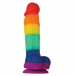 Imagen de PRIDE - DILDO BANDERA LGBT 13 CM