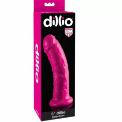 Imagen de DILLIO DILDO CON VENTOSA 20.32 CM ROSA