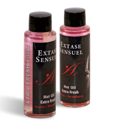 Imagen de EXTASE SENSUEL ACEITE DE MASAJE EFECTO EXTRA FRESH FRESA 100ML