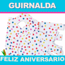 Imagen de GUIRNALDA FELIZ ANIVERSARIO (Cartulina 220gr)