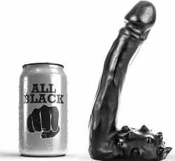 Imagen de ALL BLACK DILDO REALISTICO 19CM