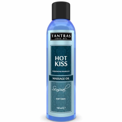 Imagen de TANTRAS LOVE OIL HOT KISS ACEITE MASAJE 150 ML