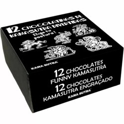 Imagen de DIABLO PICANTE CAJA DE 12 CHOCOLATINAS CON POSTURAS DEL KAMASUTRA