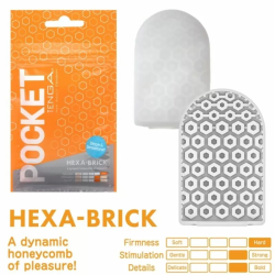 Imagen de TENGA HEXA BRICK MASTURBADOR POCKET