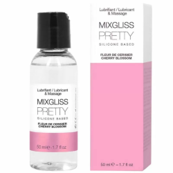 Imagen de MIXGLISS PRETTY LUBRICANTE SILICONA FLOR DE CEREZA 50 ML