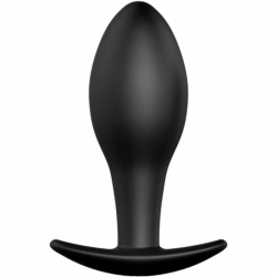 Imagen de PRETTY LOVE  PLUG ANAL SILICONA  ANCLA 8.5 CM NEGRO