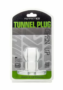 Imagen de PERFECT FIT PLUG TUNNEL SILICONA TRANSPARENTE M