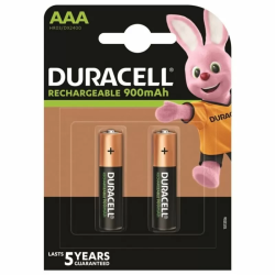 Imagen de DURACELL PILA RECARGABLE HR03 AAA 900mAh BLISTER*2