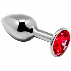 Imagen de ANAL PLEASURE MINI PLUG METAL ROJO TALLA