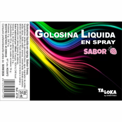 Imagen de TALOKA - SPRAY GOLOSINA LÍQUIDA FRESA