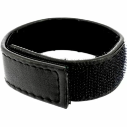 Imagen de LEATHER BODY CORREA CUERO AJUSTABLE CON VELCRO PARA PENE NEGRO