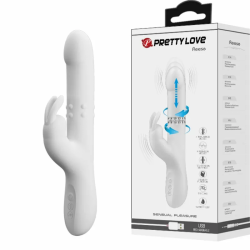 Imagen de PRETTY LOVE - REESE VIBRADOR CON ROTACIÓN PLATEADO