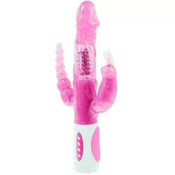 Imagen de BAILE PRETTY BUNNY TRIPLE VIBRADOR ROTADOR