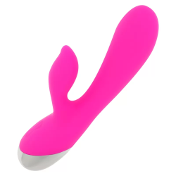 Imagen de OHMAMA VIBRADOR CON RABBIT 10 MODOS DE VIBRACIÓN 19 CM