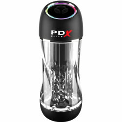 Imagen de PDX ELITE  MASTURBADOR STROKER VIEWTUBE PRO VIBRADOR TRANSPARENTE