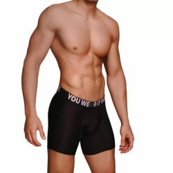 Imagen de MACHO MS077 BOXER DEPORTIVO LARGO NEGRO TALLA S