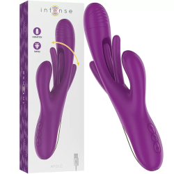 Imagen de  APOLO VIBRADOR MULTIFUNCIÓN RECARGABLE 7 VIBRACIONES CON LENGUA OSCILANTE MORADO