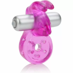 Imagen de CALEX MICRO VIBE AROUSER BUNNY ANILLO VIBRADOR ROSA