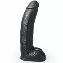 Imagen de HUNG SYSTEM DILDO REALISTA COLOR NEGRO GEORGE 22 CM