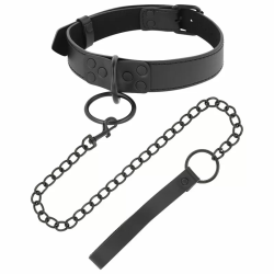 Imagen de DARKNESS COLLAR CON CADENA NEGRO