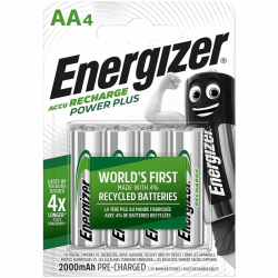 Imagen de ENERGIZER PILAS RECARGABLES AA4 BLISTER 4