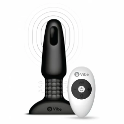 Imagen de B-VIBE RIMMING CONTROL REMOTO ANAL PLUG 2 NEGRO