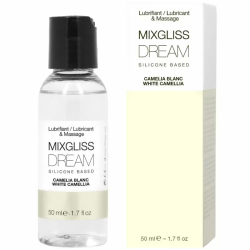 Imagen de MIXGLISS DREAM LUBRICANTE SILICONA CAMELIA BLANCA 50 ML