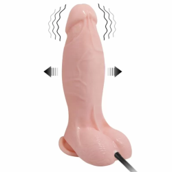 Imagen de DILDO REALISTICO VIBRADOR E INFLABLE 18.8 CM