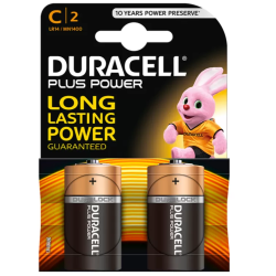 Imagen de DURACELL PLUS POWER PILA ALCALINA C LR14 BLISTER*2