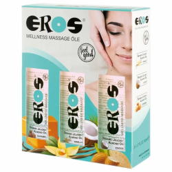 Imagen de EROS PACK ACEITES MASAJE CARAMELO + VAINILLA + COCO 50 ML