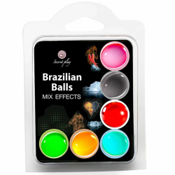 Imagen de SECRET PLAY SET 6 BRAZILIAN BALLS MIX EFECTOS