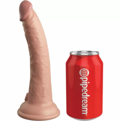 Imagen de KING COCK ELITE DILDO REALISTICO SILICONA 17.8 CM