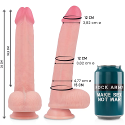 Imagen de ROCKARMY LIQUID SILICONE DILDO PREMIUM KINGCOBRA 24CM