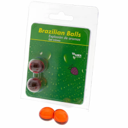 Imagen de TALOKA - BRAZILIAN BALLS GEL ÍNTIMO FRESA 2 BOLAS