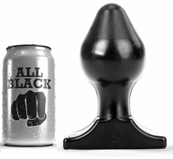 Imagen de ALL BLACK ANAL PLUG 16X8CM