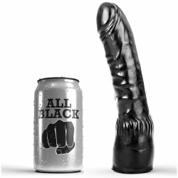 Imagen de ALL BLACK DILDO NEGRO REALISTICO 20CM