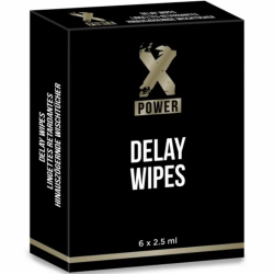 Imagen de XPOWER DELAY WIPES TOALLITAS RETARDANTES 6 UNIDADES