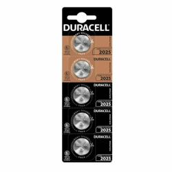 Imagen de DURACELL PILA BOTON LITIO CR2025 3V BLISTER*5