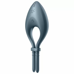 Imagen de SATISFYER BULLSEYE ANILLO VIBRADOR - GRIS