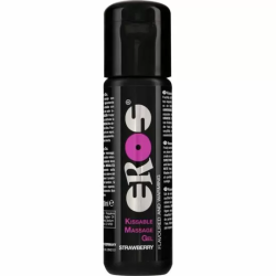 Imagen de EROS KISSABLE ACEITE DE MASAJE EFECTO CALOR FRESA 100 ML