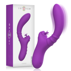 Imagen de INTENSE - HARRY VIBRADOR FLEXIBLE CON LENGUA MORADO