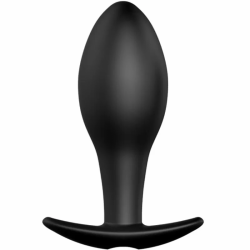 Imagen de PRETTY LOVE PLUG ANAL SILICONA FORMA ANCLA 12 MODOS VIBRACION NEGRO