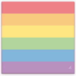 Imagen de PRIDE - SET 20 SERVILLETAS BANDERA LGBT