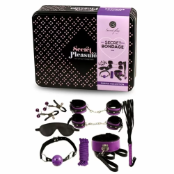 Imagen de SECRETPLAY BDSM SET 8PCS LILA / NEGRO