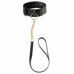 Imagen de BIJOUX INDISCRETS MAZE COLLAR NEGRO CON CORREA