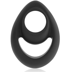 Imagen de POWERING SUPER FLEXIBLE Y RESISTENTE ANILLO PENE Y TESTICULOS PR14 NEGRO