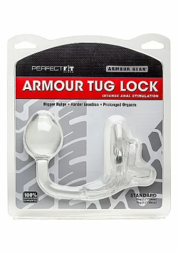 Imagen de PERFECTFIT ARMOUR TUG ANILLO CON PLUG TRANSPARENTE